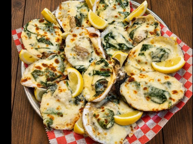 Famous Rockefeller Oysters (1/2 Dozen).