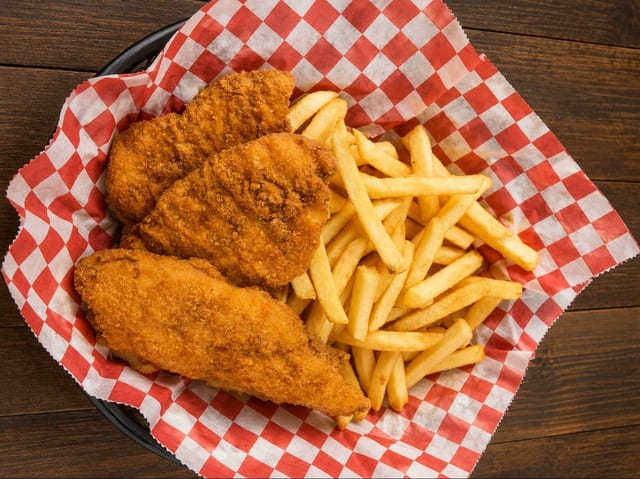 Fried Chicken Tender Basket (4 Pc).