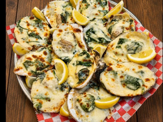 Famous Rockefeller Oysters (12 Pc).
