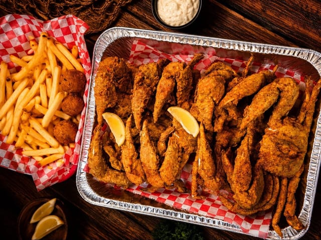 Fried Blue Crab (Large) (6 Pc).